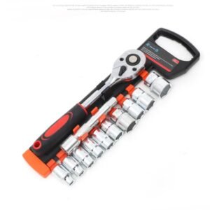 12-Piece Ratchet Socket Wrench Set for DIY and Repairs